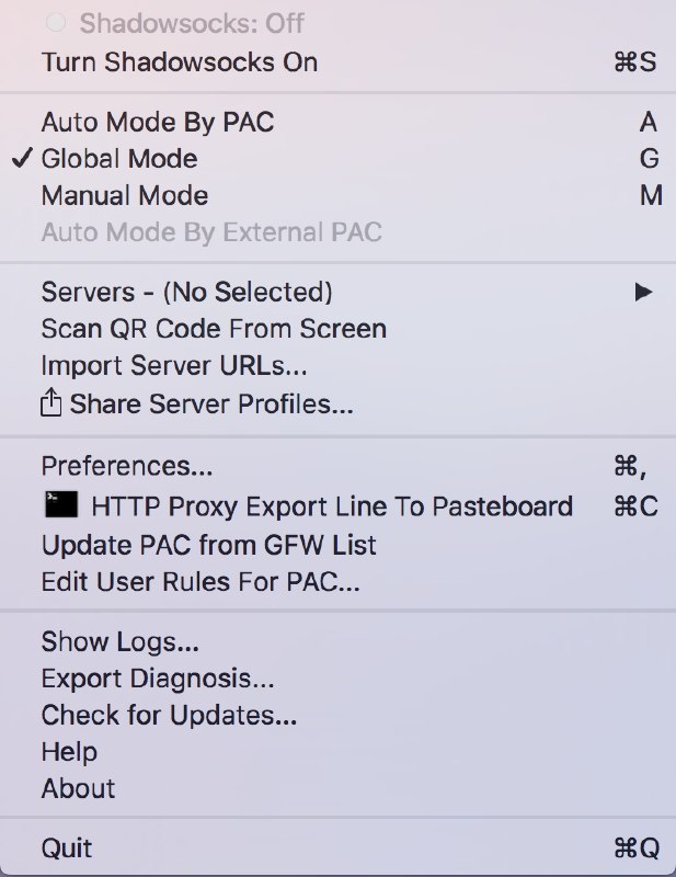 mac shadowsocks